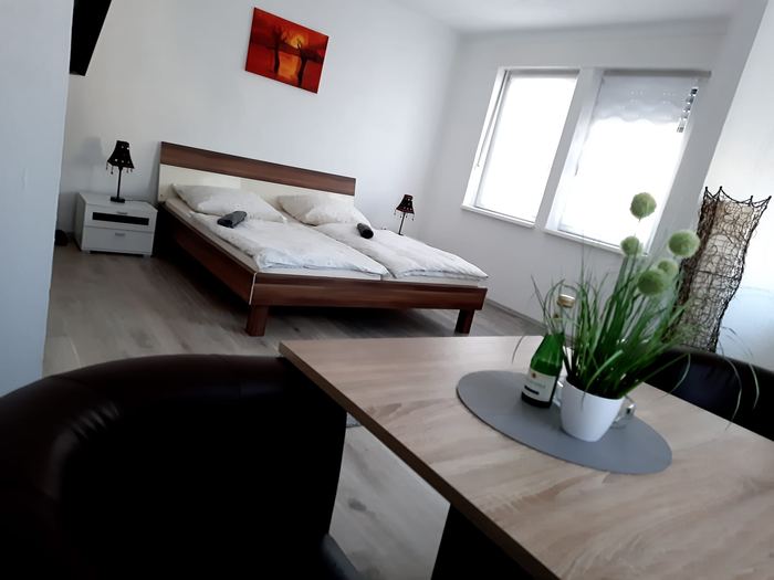 Helles Doppelzimmer